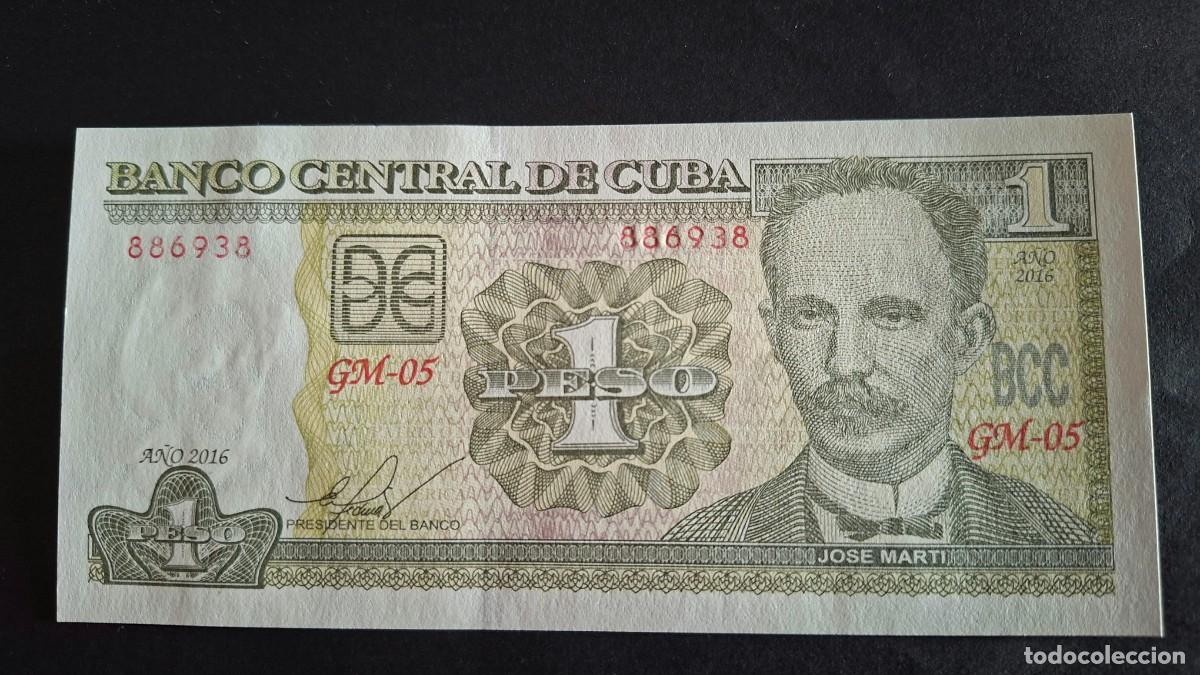 Monedas antiguas de Am&eacute;rica: CUBA 1 PESO 2016 P-128g SC