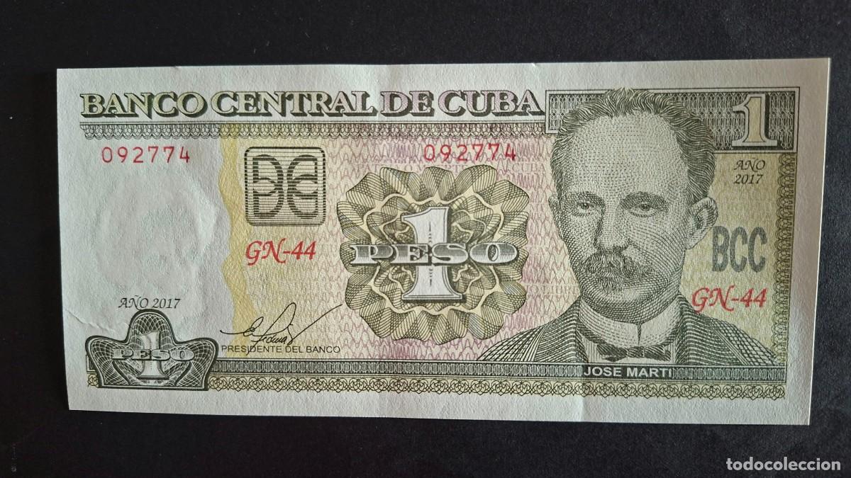 Monedas antiguas de Am&eacute;rica: CUBA 1 PESO 2017 P-128h SC