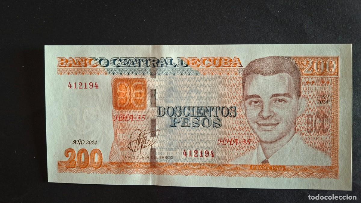 Monedas antiguas de Am&eacute;rica: CUBA 200 PESOS 2024 P-130h.2 SC