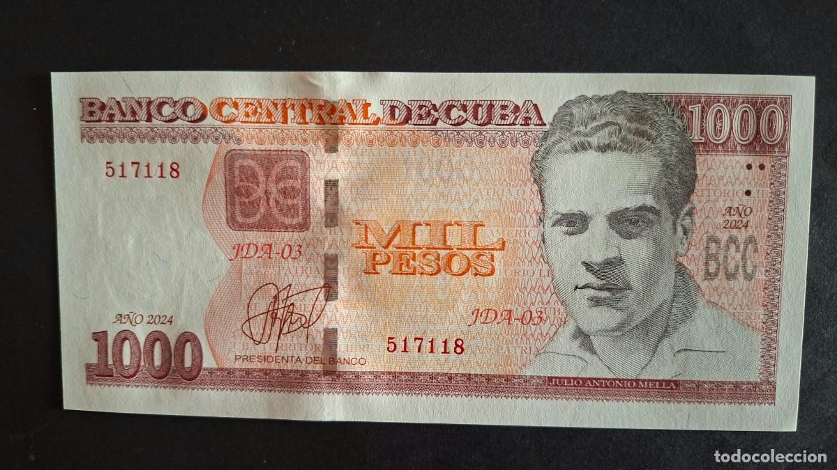 Monedas antiguas de Am&eacute;rica: CUBA 1000 PESOS 2024 P-132d SC