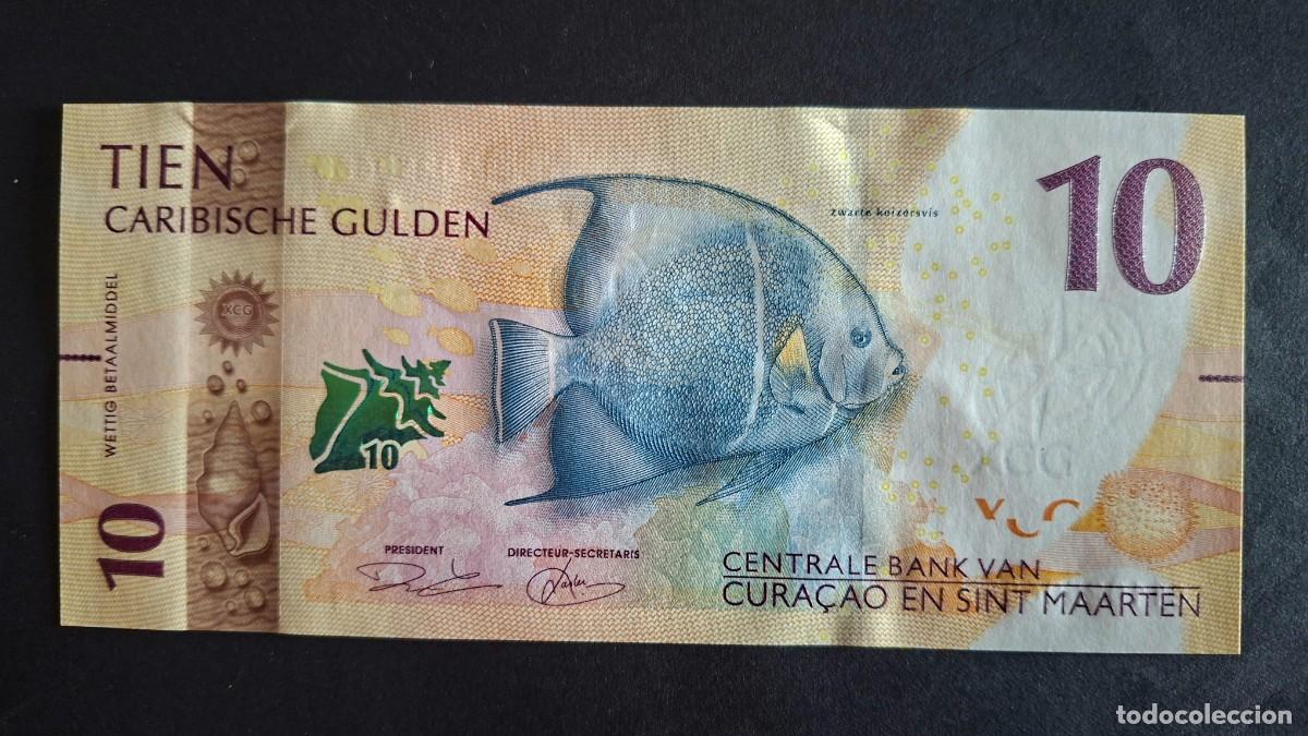 Monedas antiguas de Am&eacute;rica: CURA&Ccedil;AO EN SINT MAARTEN 10 GULDEN 2025 P-1a SC