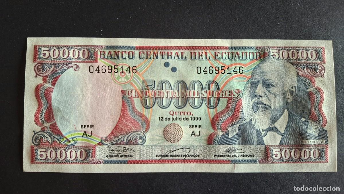 Monedas antiguas de Am&eacute;rica: ECUADOR 50000 SUCRES 1999 P-130d SC