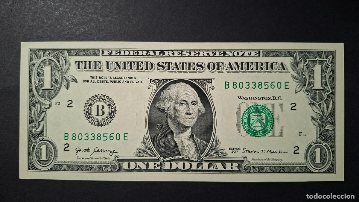 Monedas antiguas de Am&eacute;rica: USA 1 D&Oacute;LAR 2017 P-544aB &rdquo;B&rdquo; NUEVA YORK SC