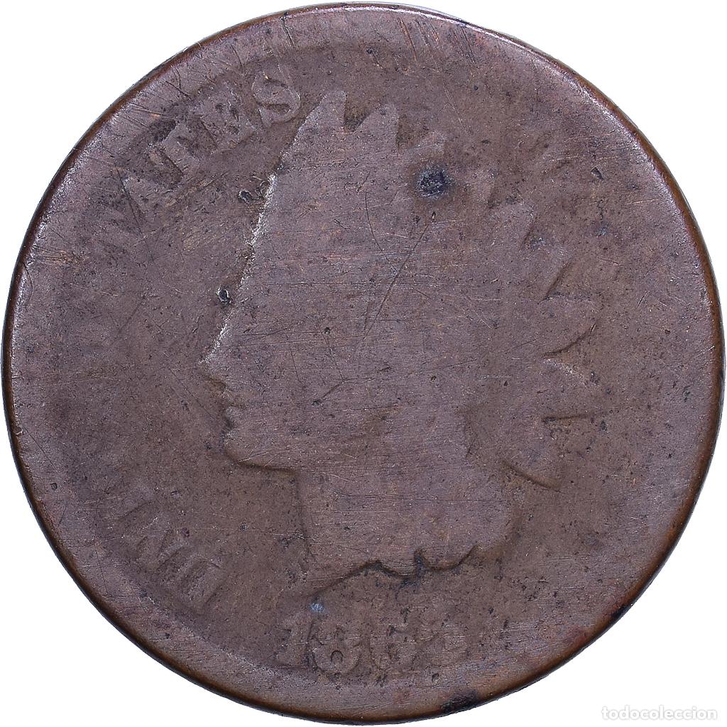 Monedas antiguas de Am&eacute;rica: [#1530827] Estados Unidos, Cent, Indian Head Cent, 1865, U.S. Mint, Bronce, BC, KM:90a