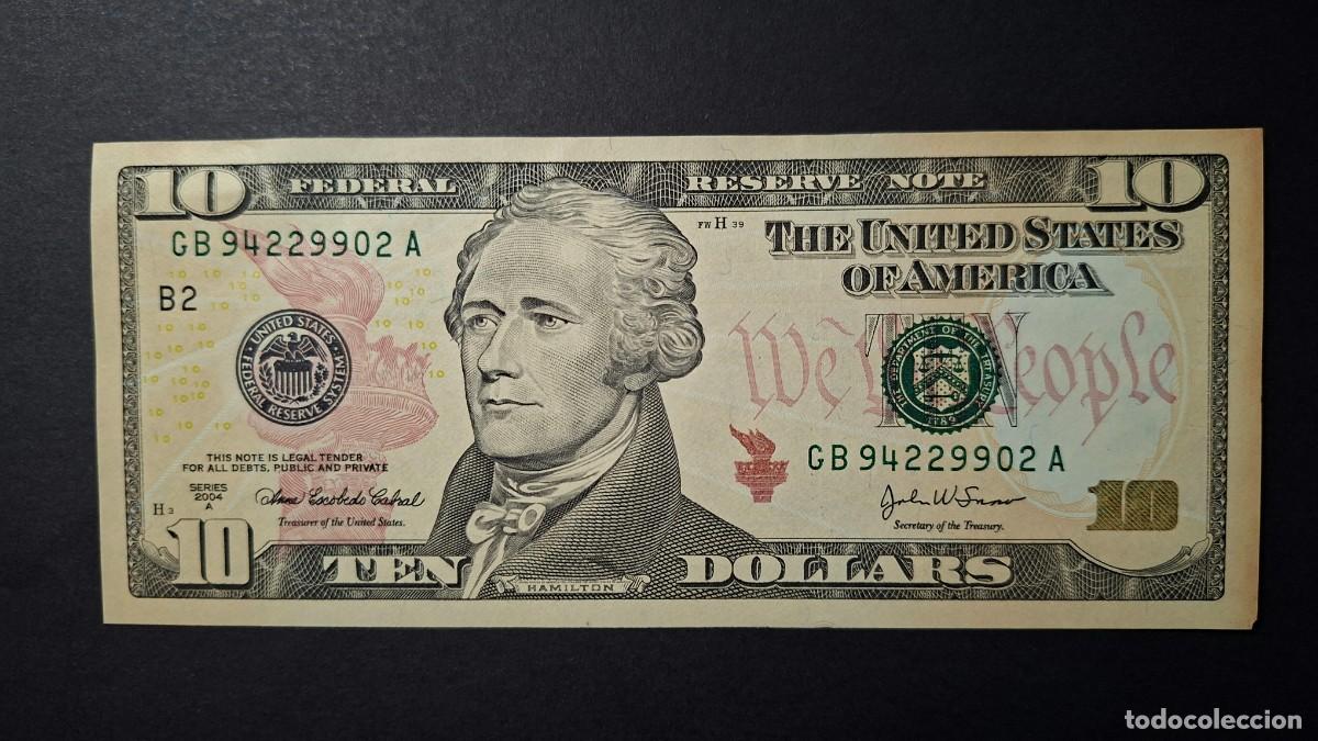 Monedas antiguas de Am&eacute;rica: USA 10 D&Oacute;LARES 2004A P-520aB &rdquo;B&rdquo; NUEVA YORK SC