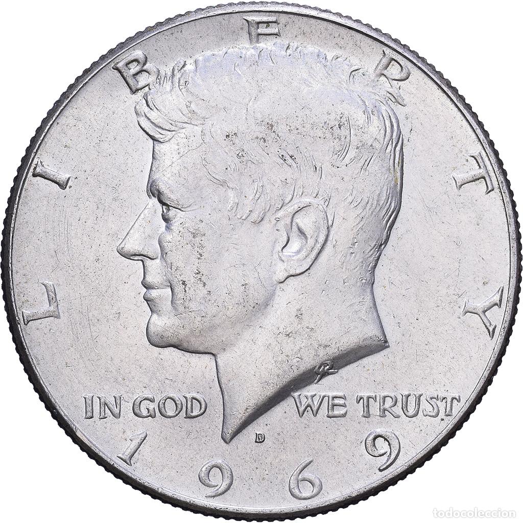 Monedas antiguas de Am&eacute;rica: [#1531263] Estados Unidos, Half Dollar, 1969, Denver, Plata, EBC+, KM:202a