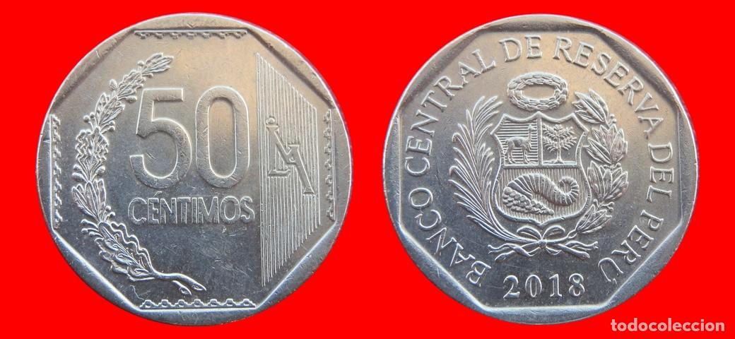 Monnaies anciennes d'Am&eacute;rique: 50 CENTIMOS 2018 PERU-157090