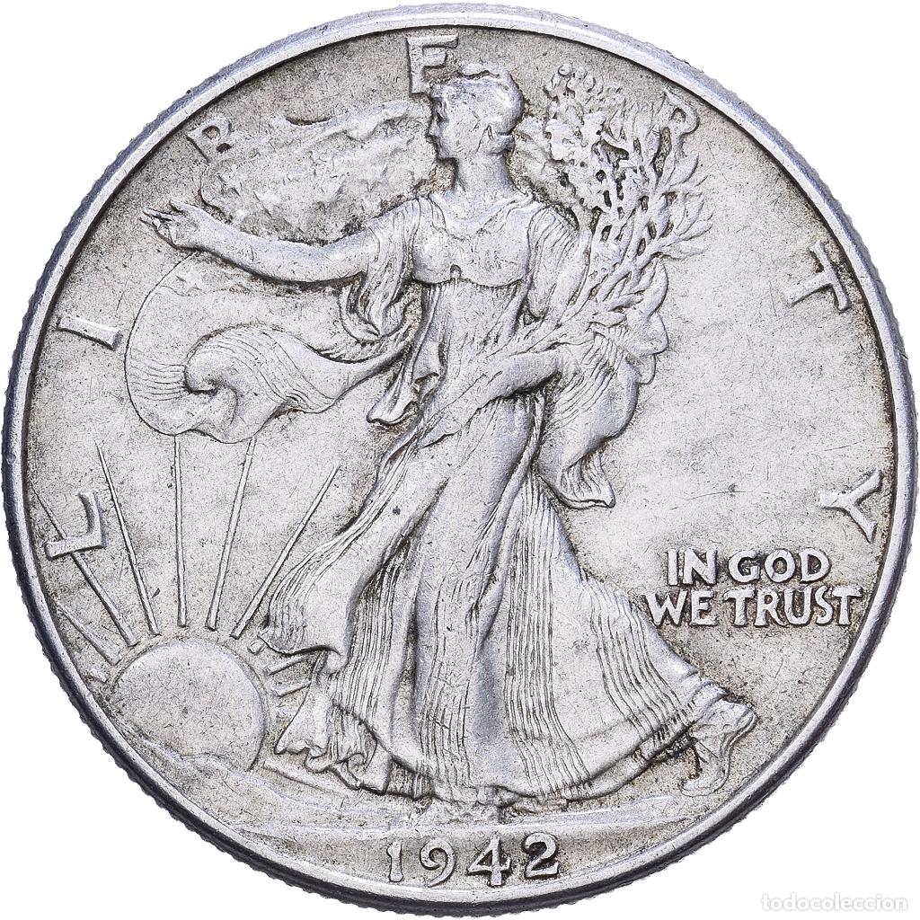 Monedas antiguas de Am&eacute;rica: [#1531185] Estados Unidos, Half Dollar, Walking Liberty Half Dollar, 1942, Philadelphia