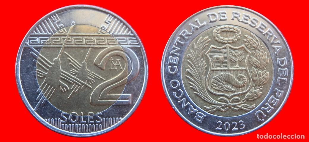 Monedas antiguas de Am&eacute;rica: 2 NUEVOS SOLES 2023 PERU-157098