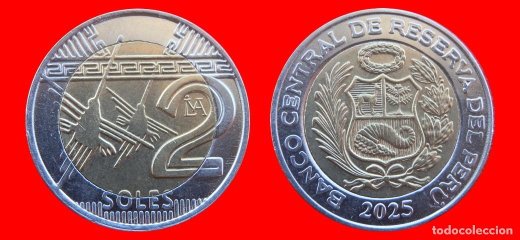 Monedas antiguas de Am&eacute;rica: 2 NUEVOS SOLES 2025 PERU-157099
