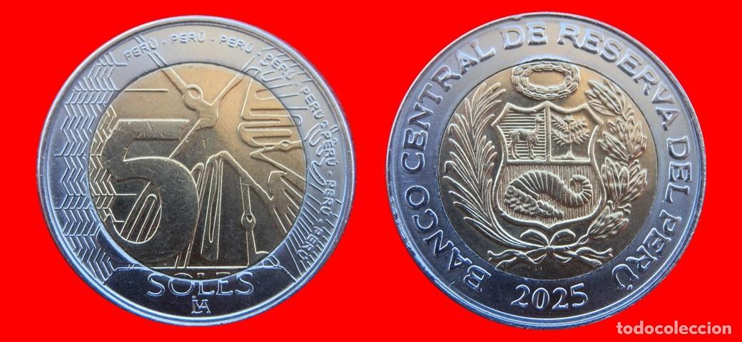 Monedas antiguas de Am&eacute;rica: 5 NUEVOS SOLES 2025 PERU-157104