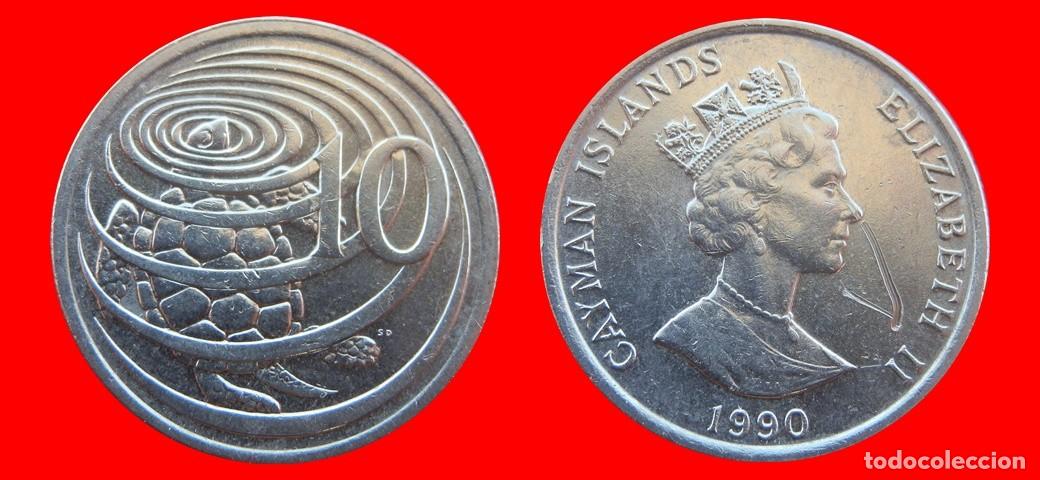 Monedas antiguas de Am&eacute;rica: 10 CENTAVOS 1990 ISLAS CAYMAN-157105