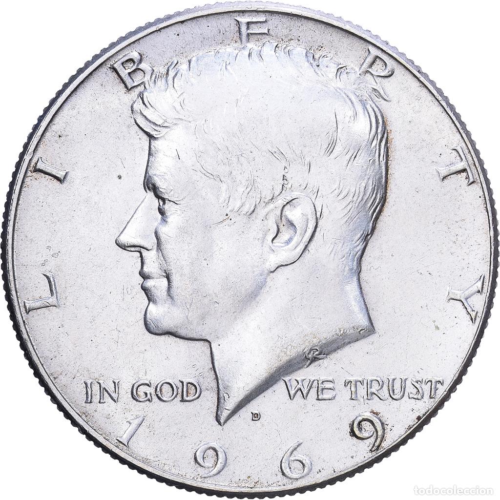 Monedas antiguas de Am&eacute;rica: [#1531264] Estados Unidos, Half Dollar, 1969, Denver, Plata, EBC+, KM:202a