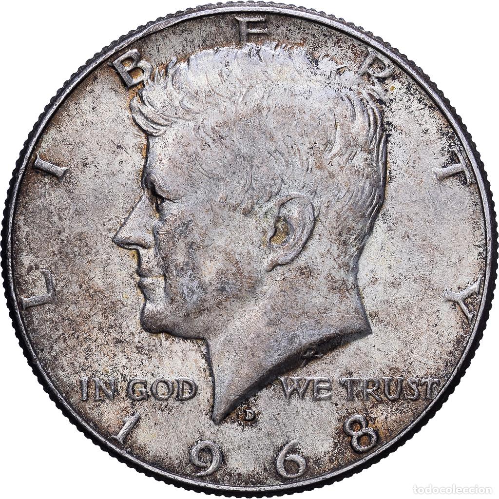 Monedas antiguas de Am&eacute;rica: [#1531265] Estados Unidos, Half Dollar, Kennedy Half Dollar, 1968, Denver, Plata, MBC