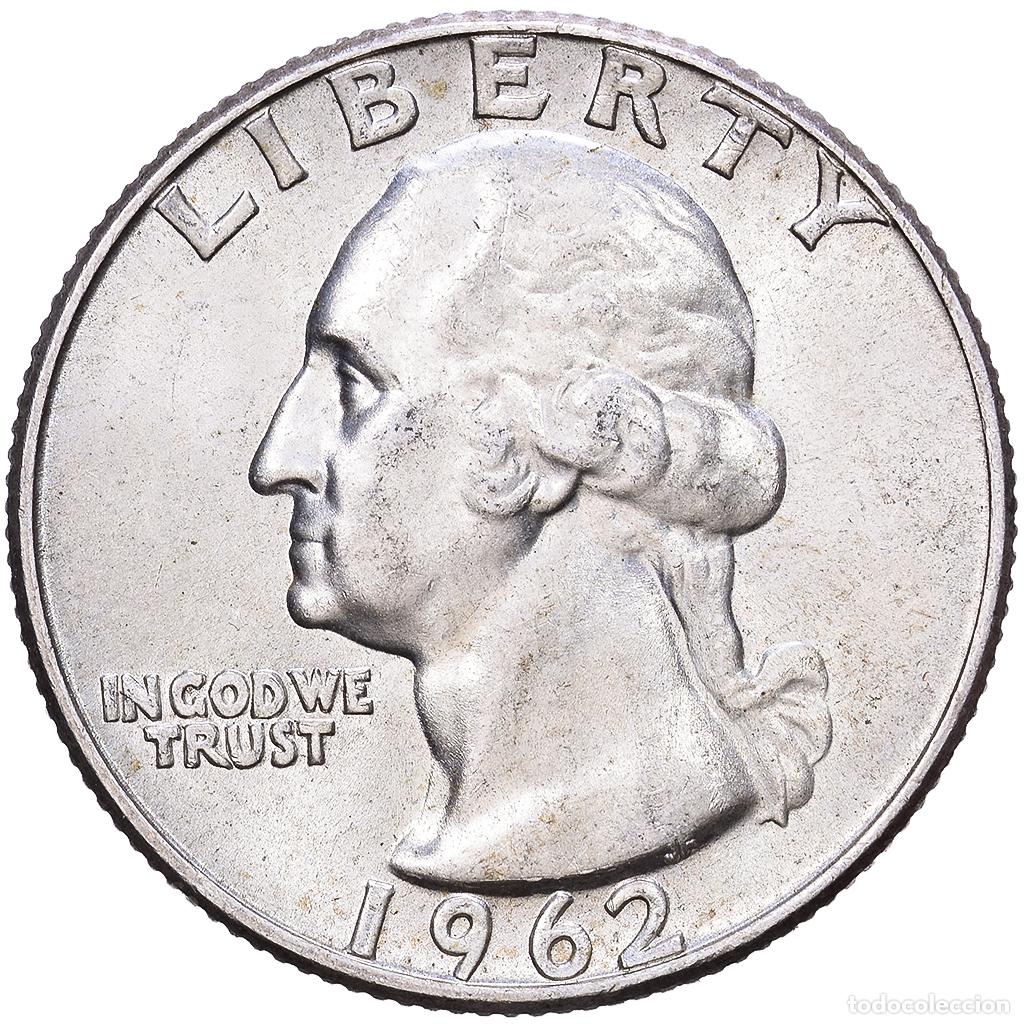 Monedas antiguas de Am&eacute;rica: [#1531253] Estados Unidos, Quarter, Washington Quarter, 1962, Denver, Plata, EBC+, KM:164