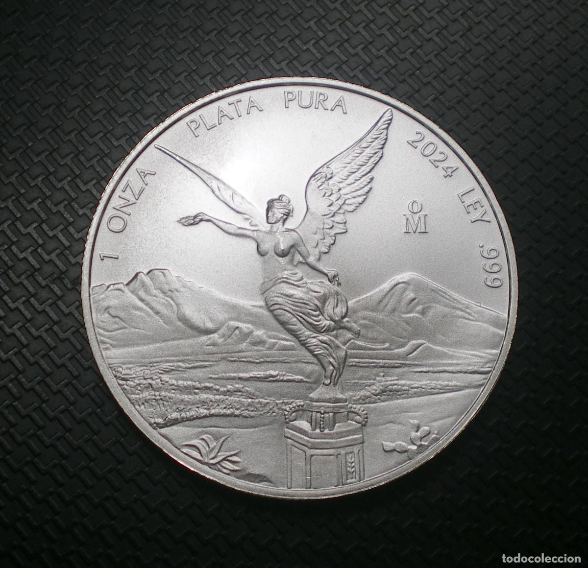 Monedas antiguas de Am&eacute;rica: MEXICO - 1 ONZA de PLATA PURA 2024
