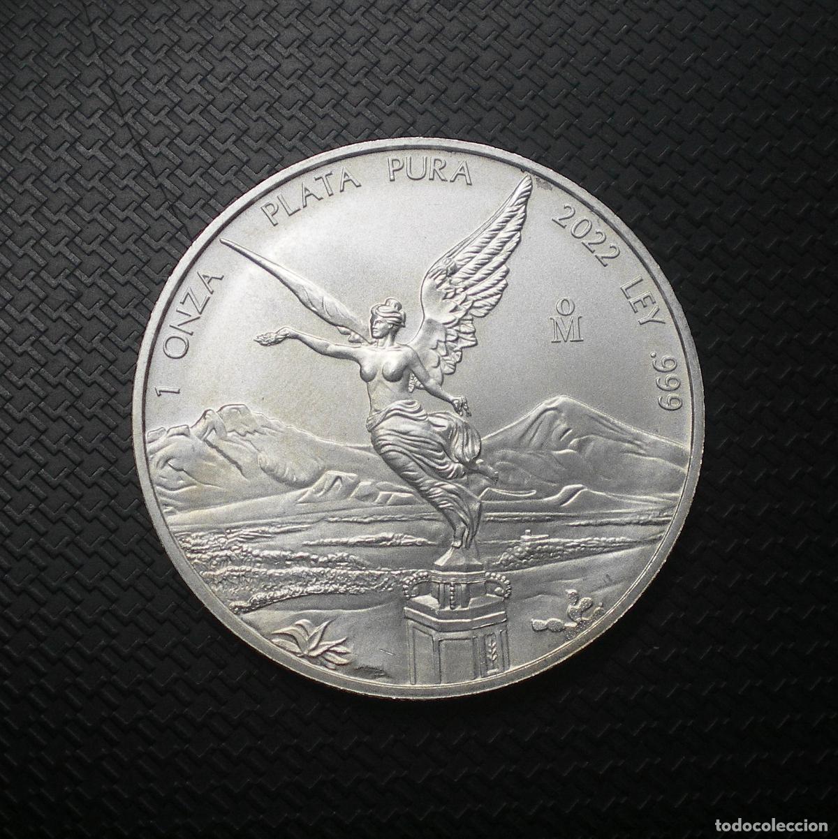 Monedas antiguas de Am&eacute;rica: MEXICO - 1 ONZA de PLATA PURA 2022