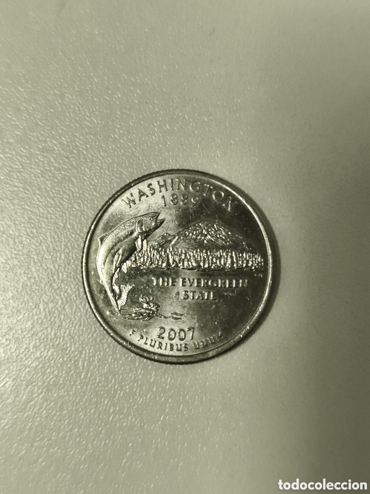 Monedas antiguas de Am&eacute;rica: Cuarto de dolar americano 2007 - Foto 2