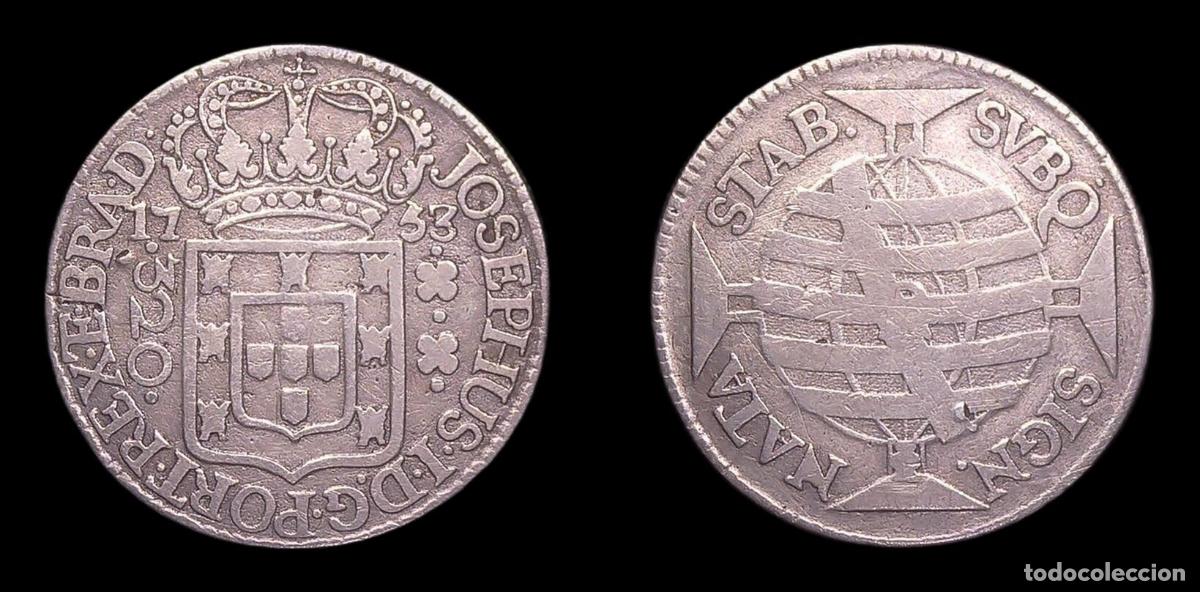 Monedas antiguas de Am&eacute;rica: BRASIL BRAZIL JOSE I 320 REIS 1753