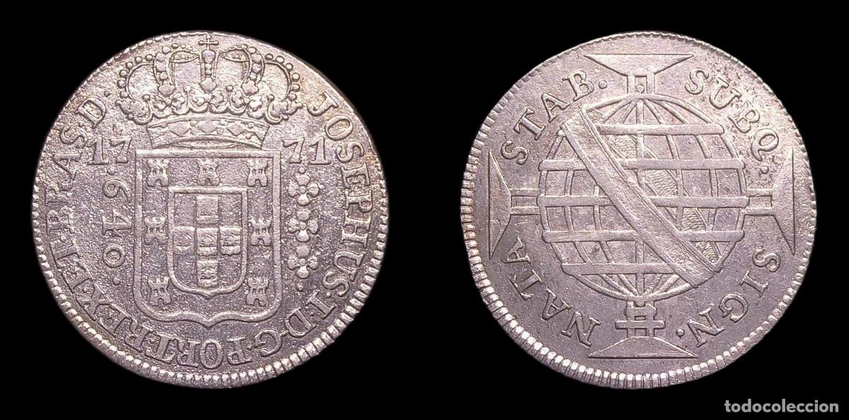 Monedas antiguas de Am&eacute;rica: BRASIL BRAZIL JOSE I 640 REIS 1771