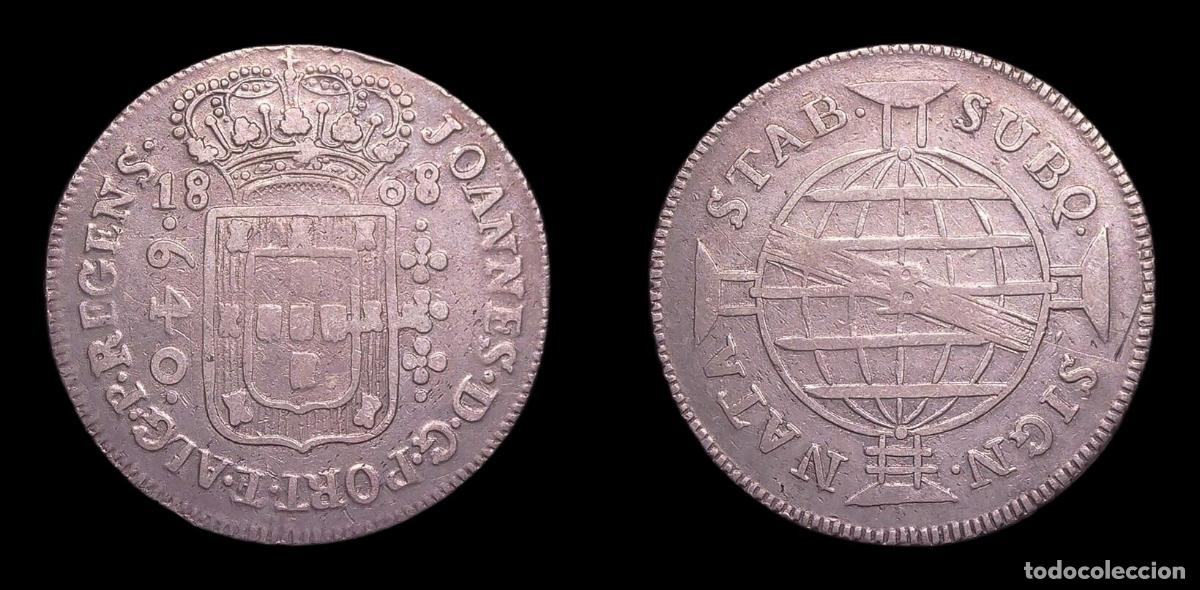 Monedas antiguas de Am&eacute;rica: BRASIL BRAZIL JOAO VI 640 REIS 1808 B