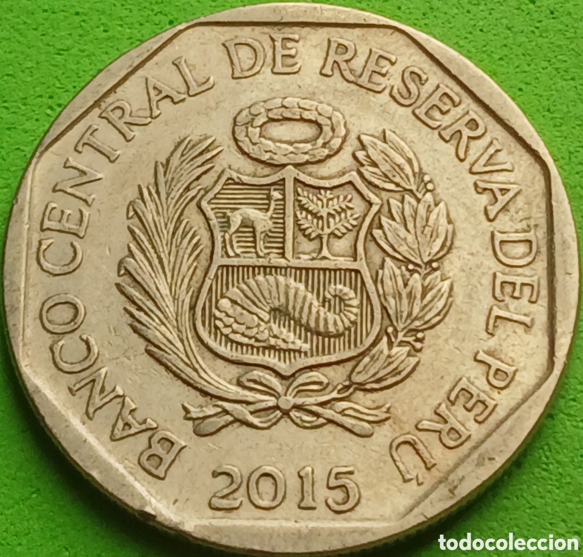 Monedas antiguas de Am&eacute;rica: Per&uacute; 1 nuevo sol 2015 km#366
