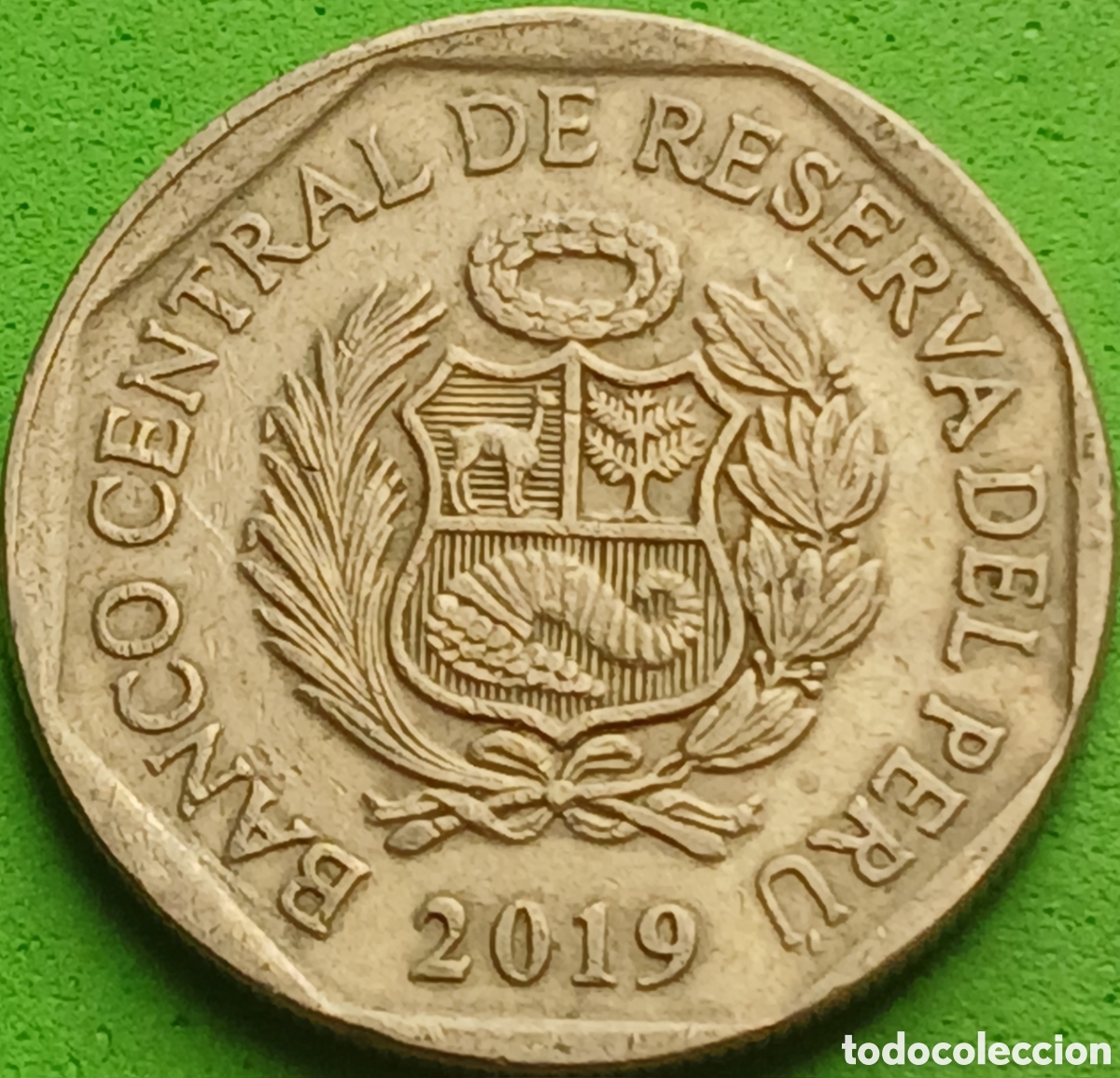 Monedas antiguas de Am&eacute;rica: Per&uacute; 1 sol 2019 km#395 - Foto 1