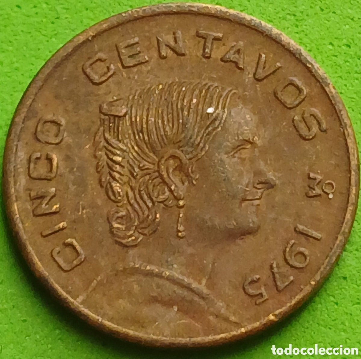 Monedas antiguas de Am&eacute;rica: M&eacute;xico 5 centavos 1975 km#427