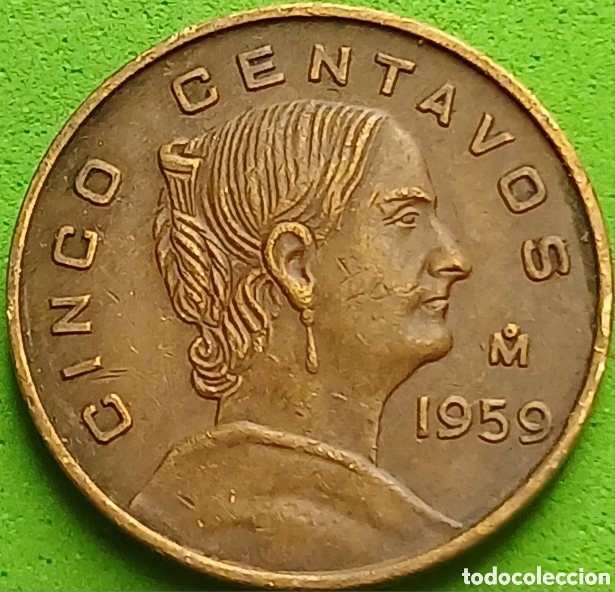 Monedas antiguas de Am&eacute;rica: M&eacute;xico 5 centavos 1959 km#426