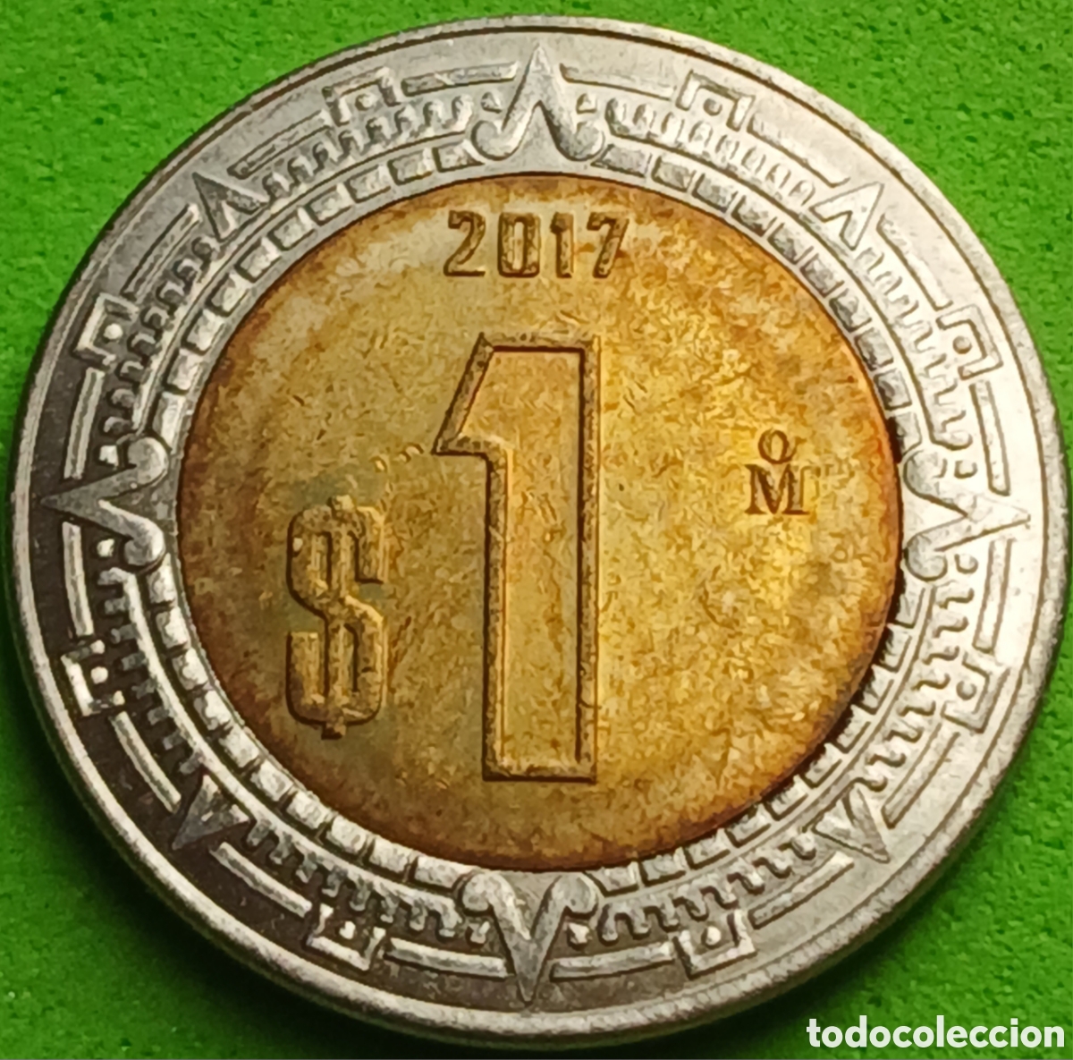 Monedas antiguas de Am&eacute;rica: M&eacute;xico 1 peso 2017 km#603