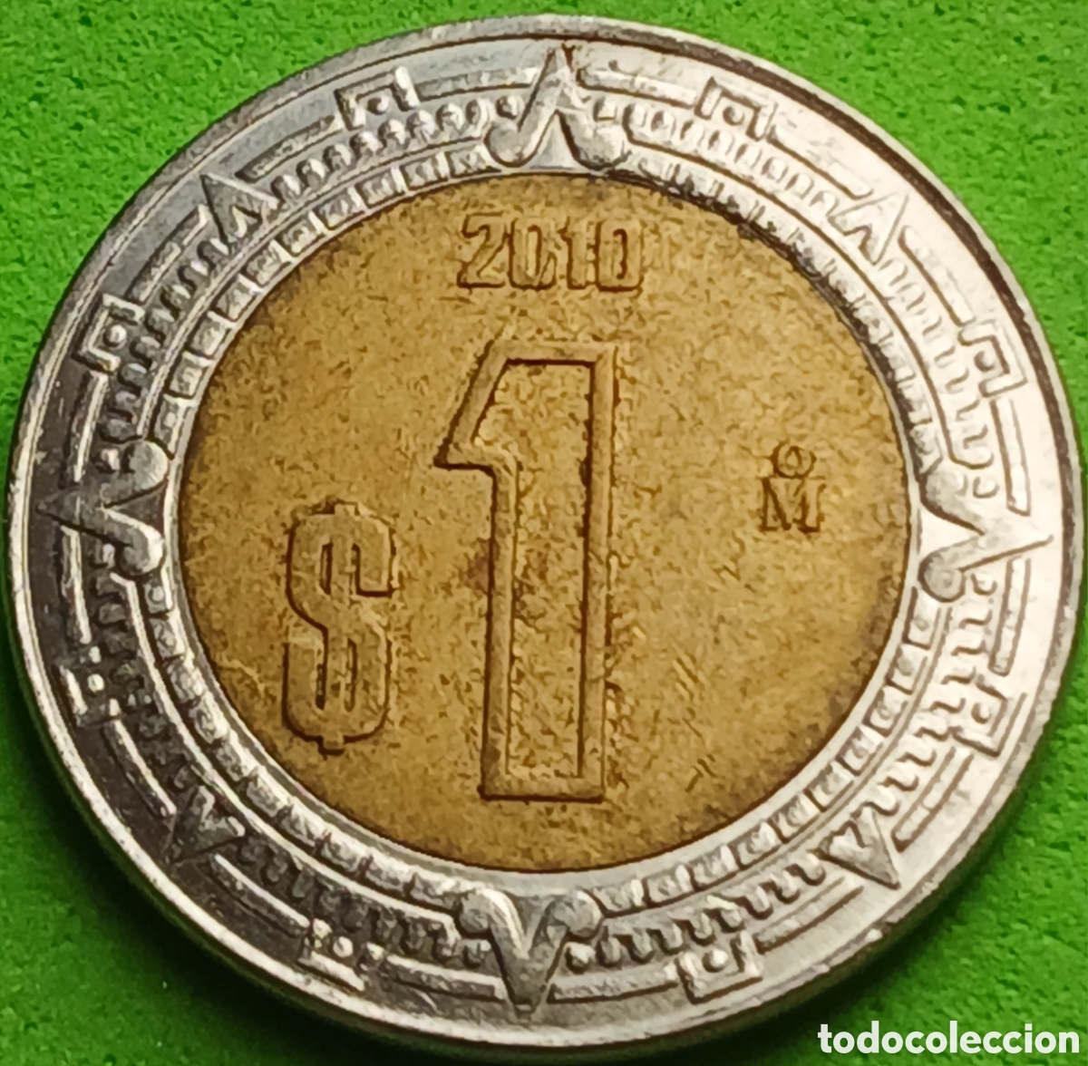Monedas antiguas de Am&eacute;rica: M&eacute;xico 1 peso 2010 km#603