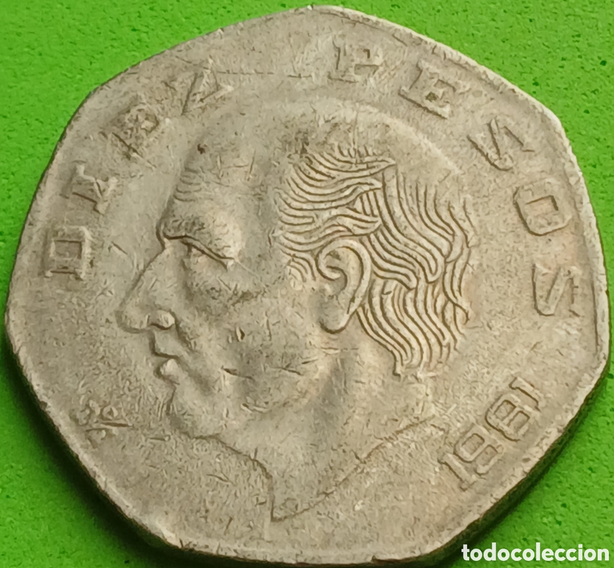 Monedas antiguas de Am&eacute;rica: M&eacute;xico 10 pesos 1981 km#477.2