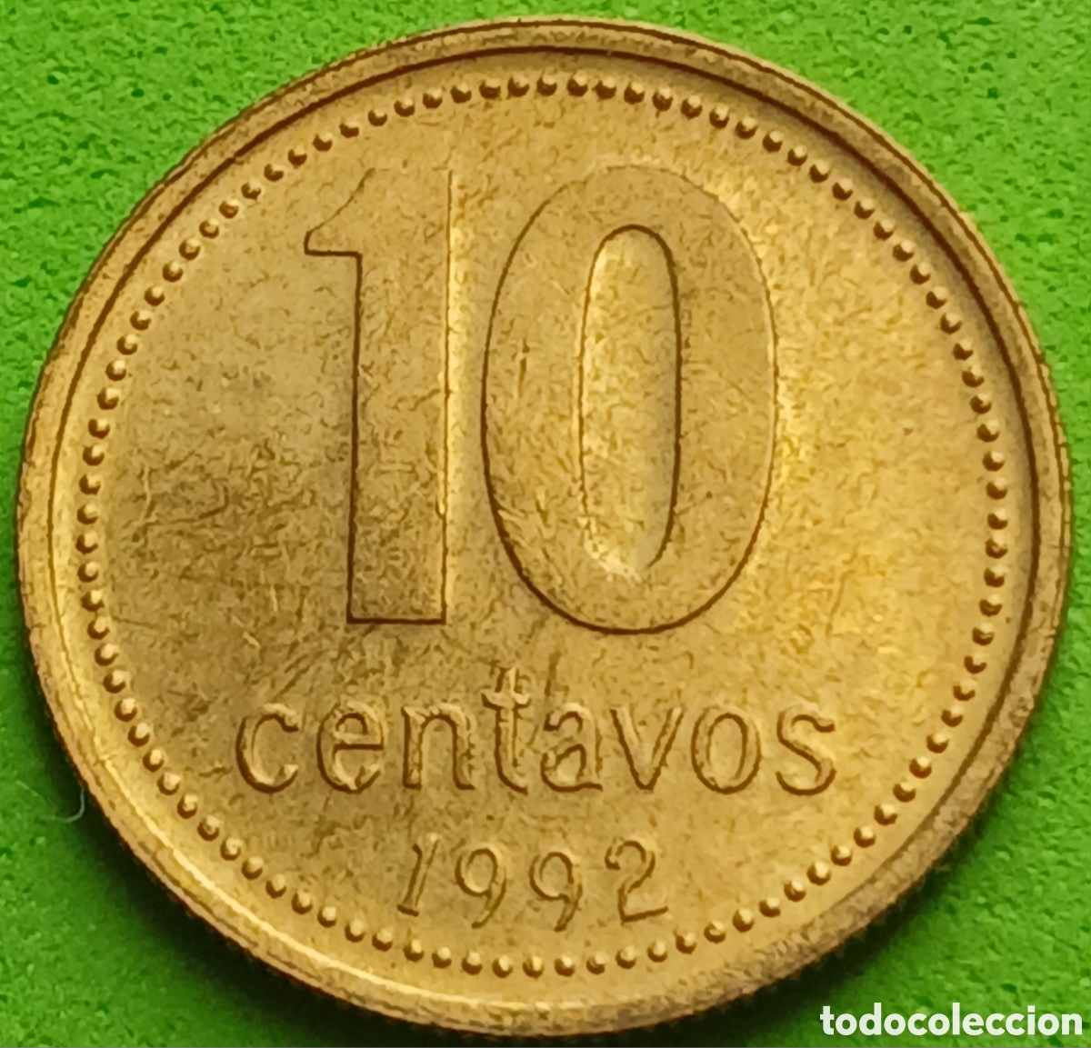 Monedas antiguas de Am&eacute;rica: Argentina 10 centavos 1992 km#107