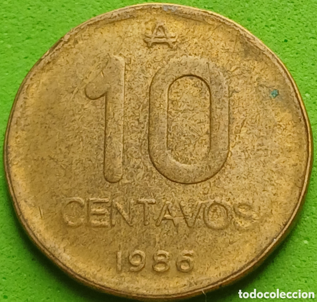 Monedas antiguas de Am&eacute;rica: Argentina 10 centavos 1986 km#98