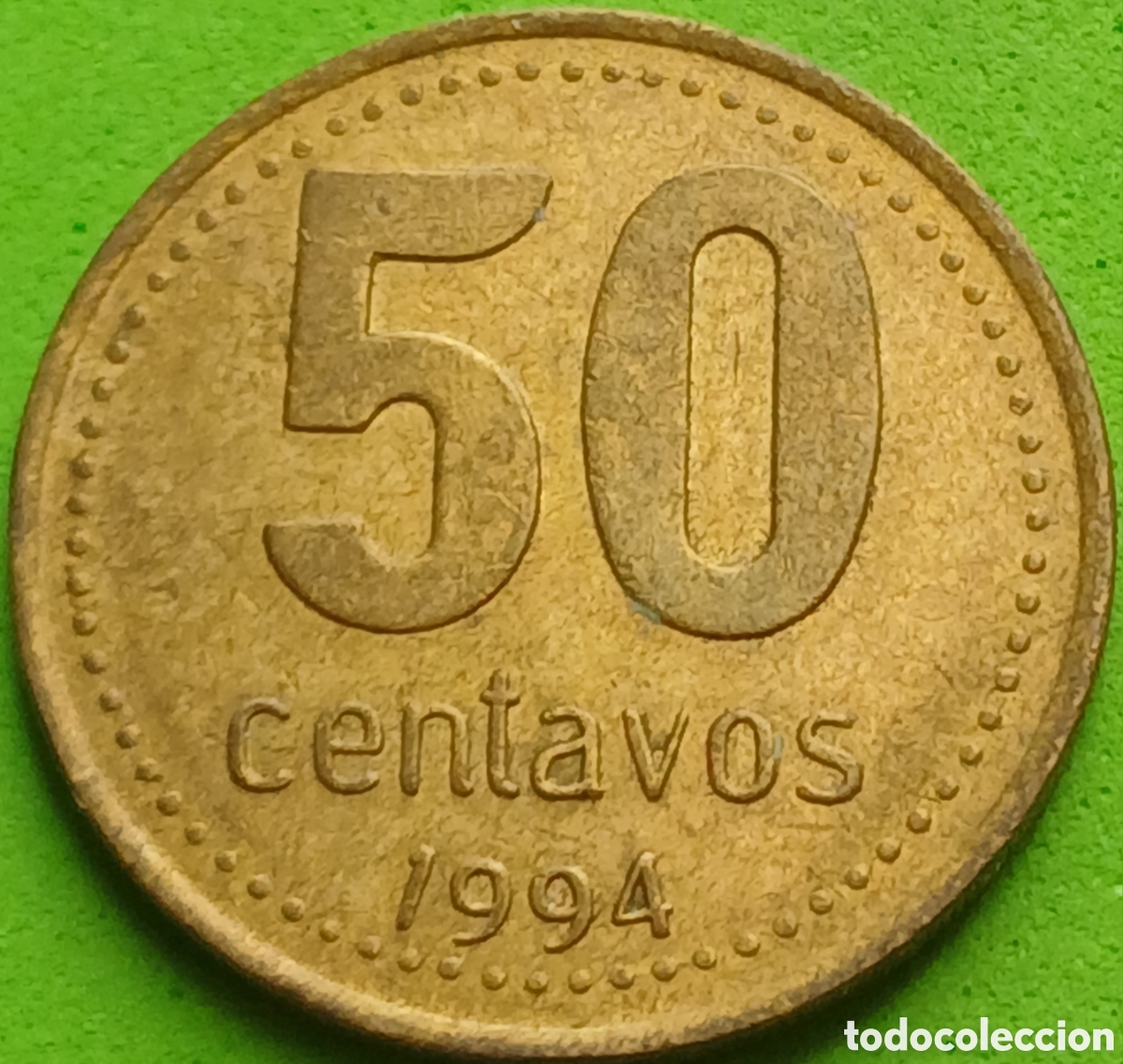Monedas antiguas de Am&eacute;rica: Argentina 50 centavos 1994 km#111