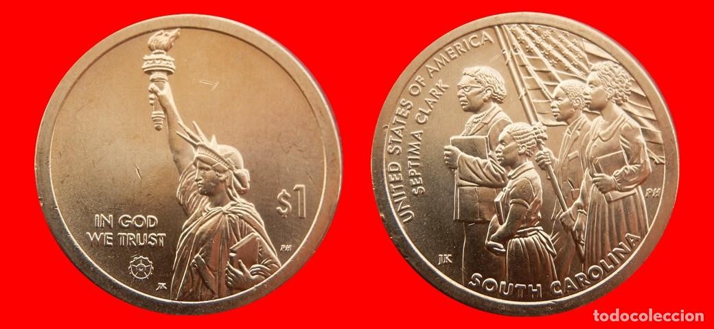 Monedas antiguas de Am&eacute;rica: 1 DOLAR 2020-P SERVICIO INNOVACION CAROLINA SUR SIN CIRCULAR USA-4477SC