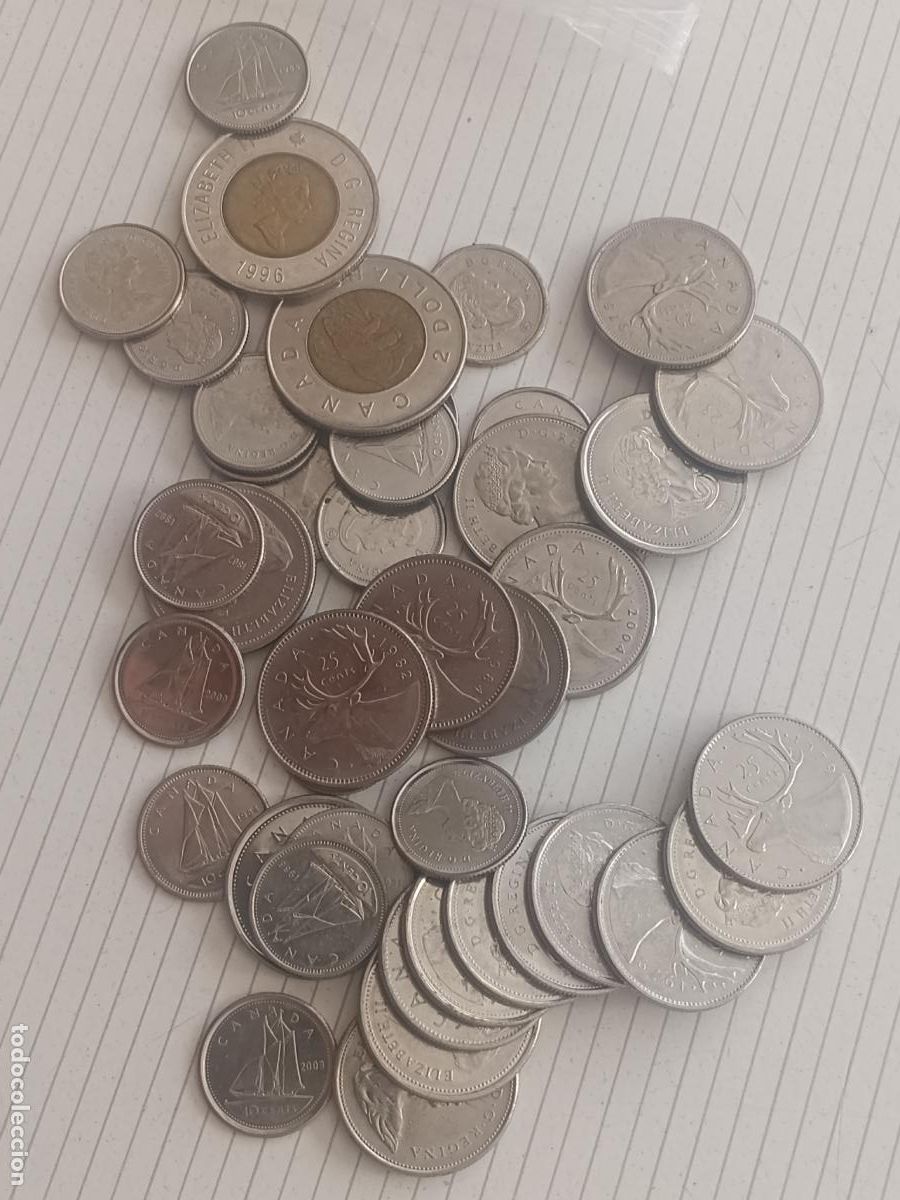 Monedas antiguas de Am&eacute;rica: Canad&aacute;: 12,10 dollars candienses en monedas
