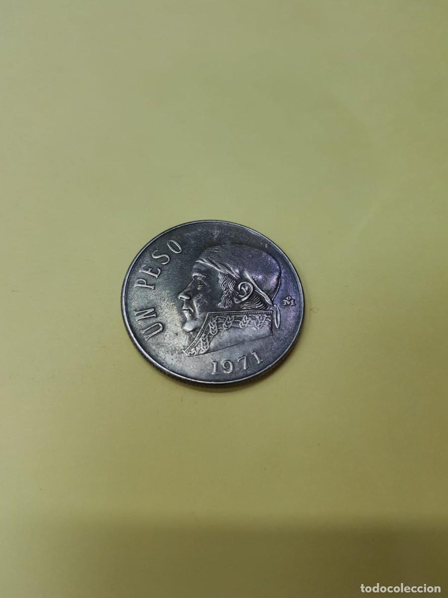 Monedas antiguas de Am&eacute;rica: MEXICO- 1 PESO-1971-PLATA