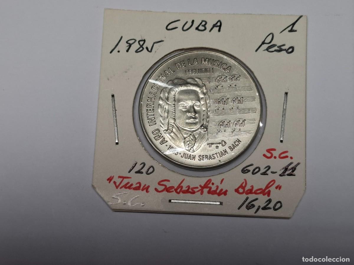 Monedas antiguas de Am&eacute;rica: 1 PESO de 1985 KM 120 CUBA en SIN CIRCULAR