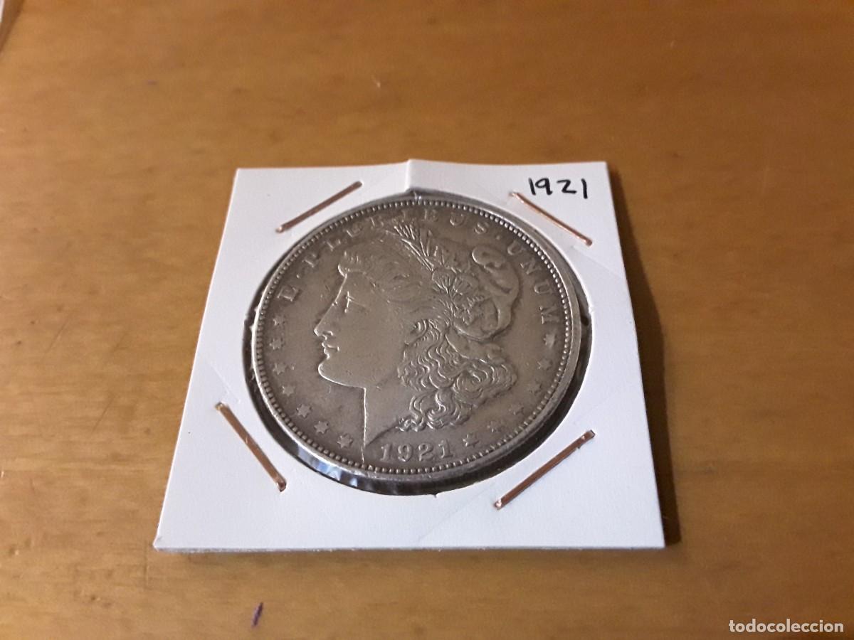 Monedas antiguas de Am&eacute;rica: ESTADOS UNIDOS - 1 DOLAR DE PLATA MORGAN A&Ntilde;O 1921.
