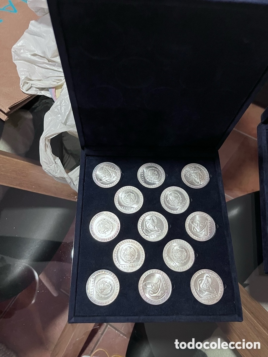 Monedas antiguas de Am&eacute;rica: Colecci&oacute;n monedas de plata