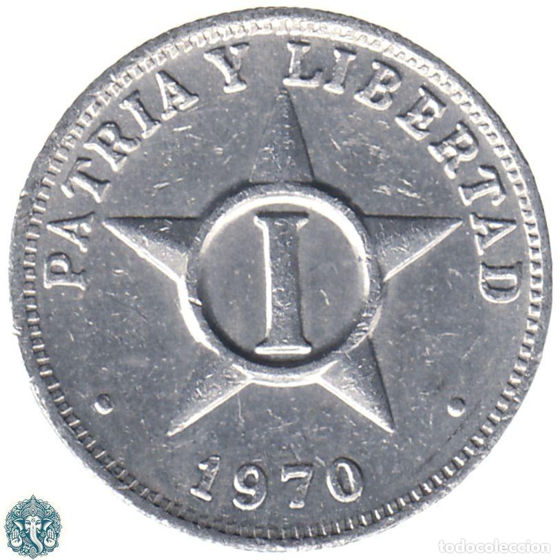 Monedas antiguas de Am&eacute;rica: CUBA 1 Centavo 1970 KM#33.1