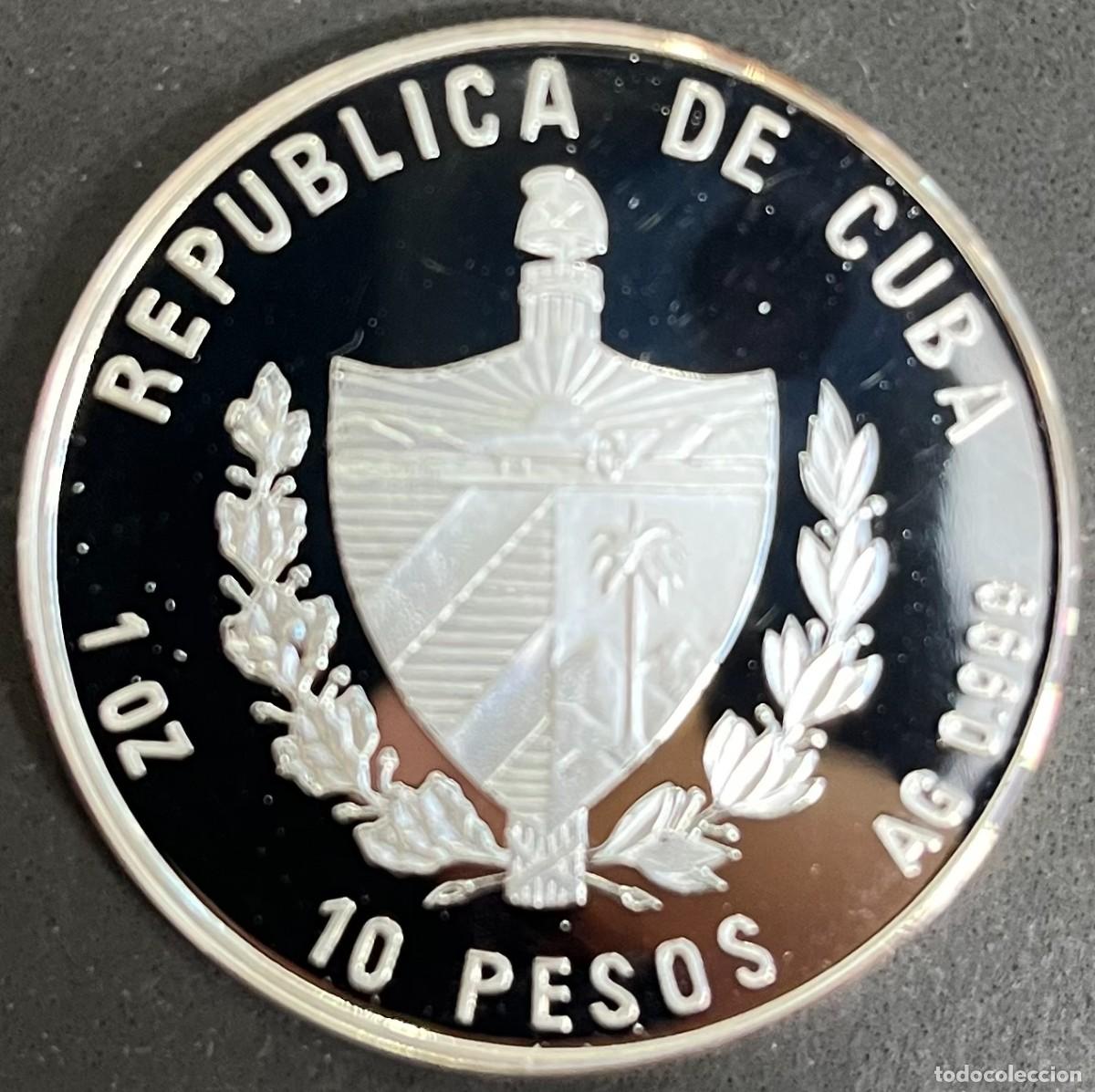 Monedas antiguas de Am&eacute;rica: CUBA , A&Ntilde;O 1994 , 10 PESOS PLATA (999) , &rdquo;MANIFIESTO DE MONTECRISTI&rdquo; , PESO 31,10GR