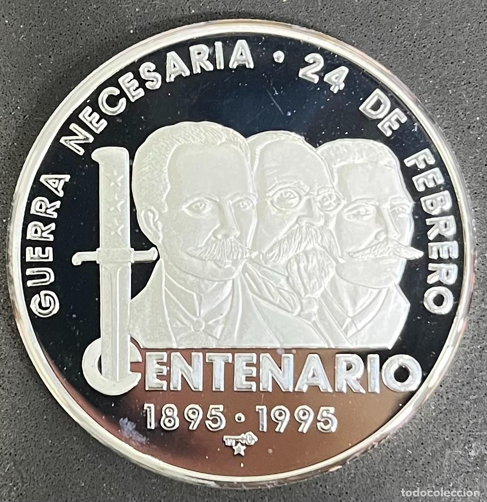 Monedas antiguas de Am&eacute;rica: CUBA , A&Ntilde;O 1993 , 10 PESOS PLATA (999) , &rdquo;BOLIBIA Y MARTI &rdquo; PESO 31,10GR
