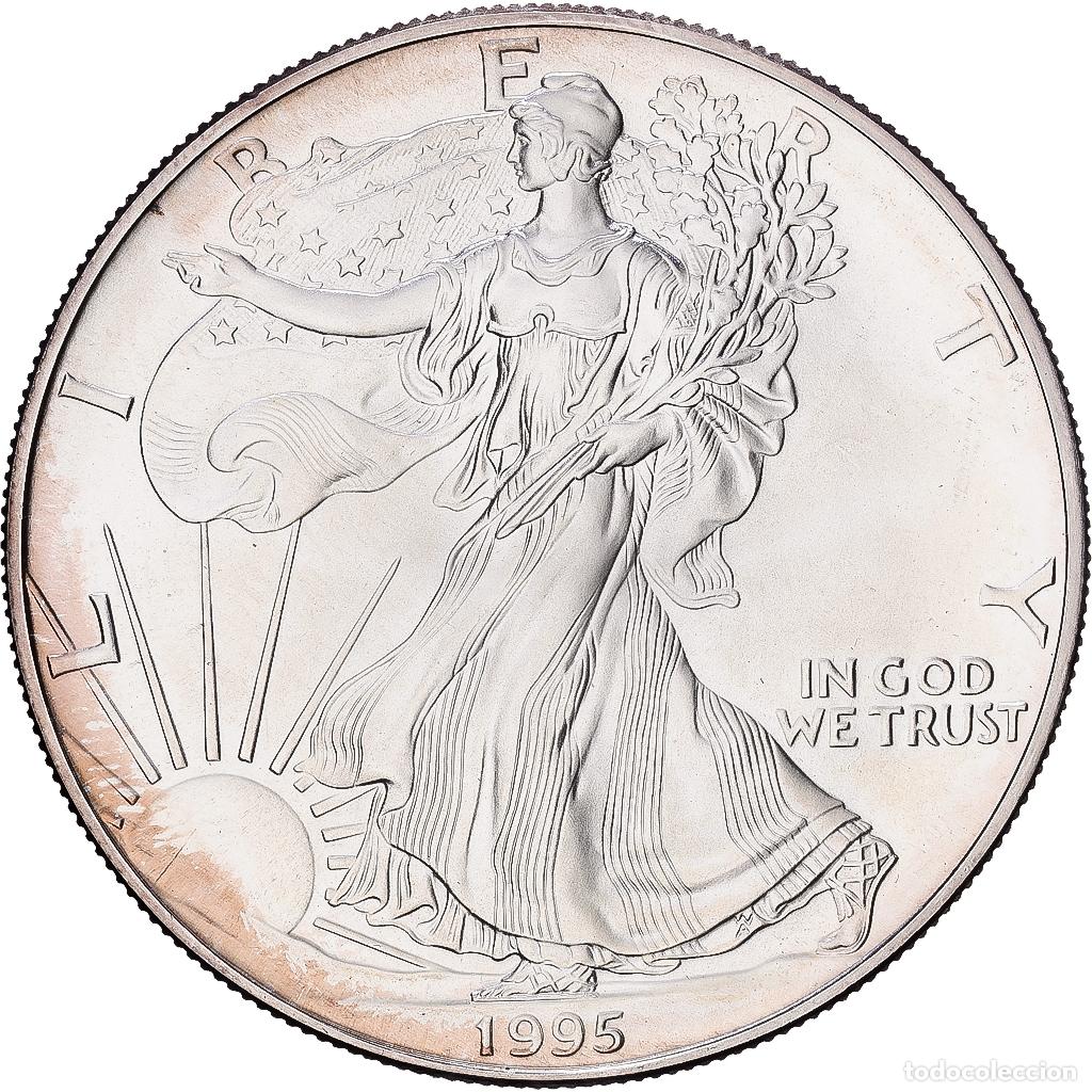 Monedas antiguas de Am&eacute;rica: [#1168108] Estados Unidos, Dollar, Silver Eagle, 1995, U.S. Mint, Plata, FDC, KM:273