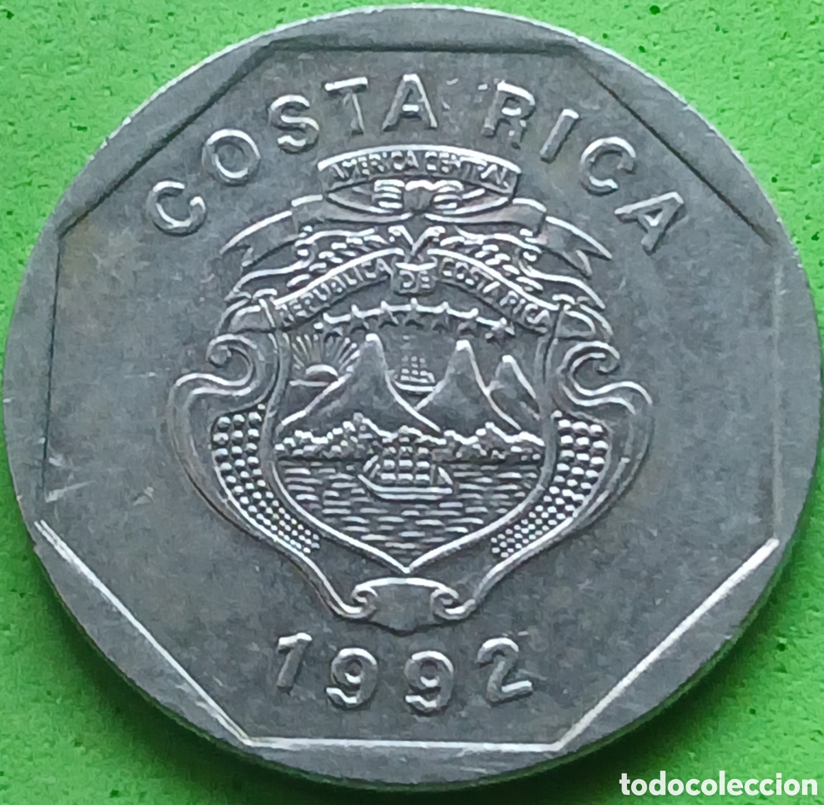 Monedas antiguas de Am&eacute;rica: Costa Rica 10 colones 1992 km#215.1
