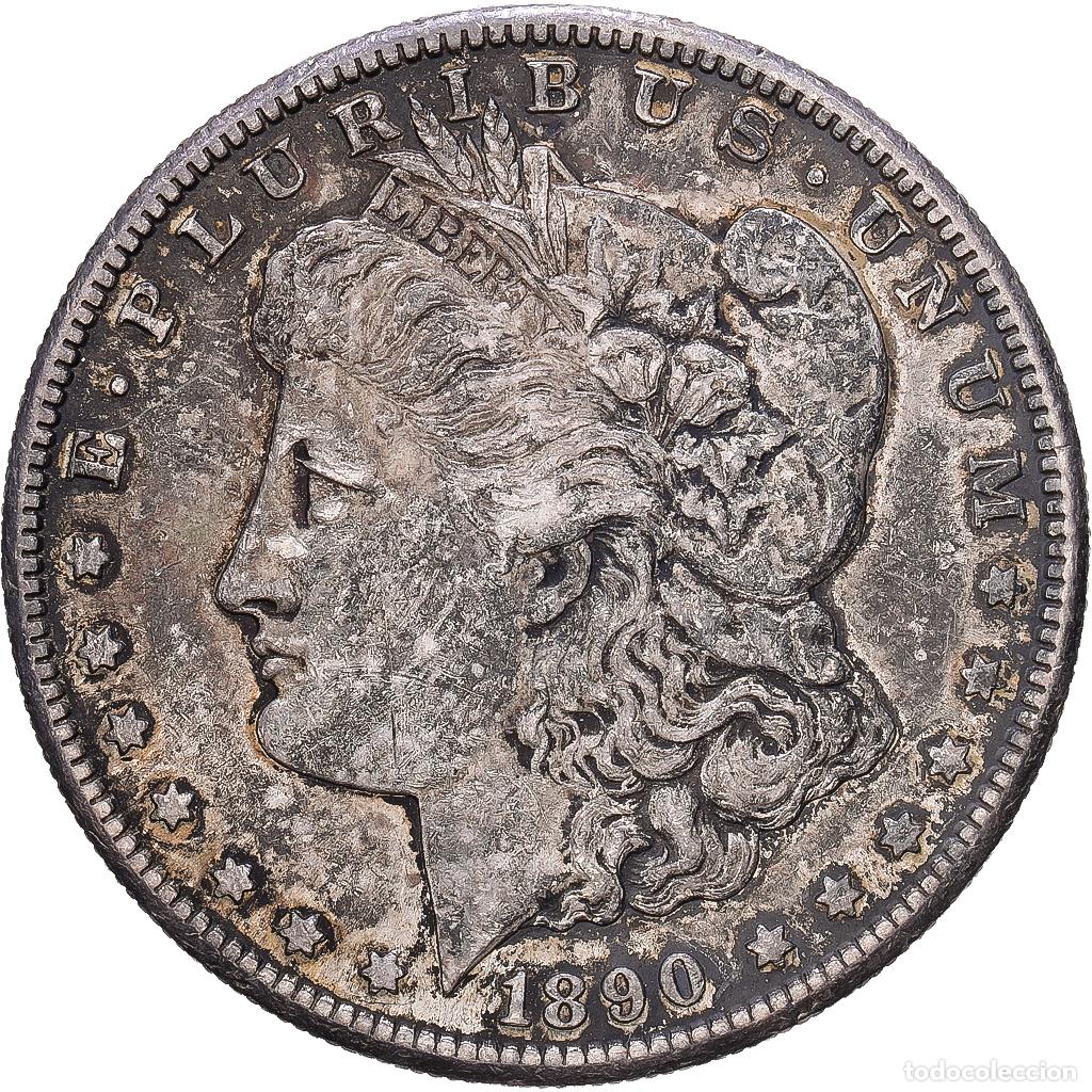 Monedas antiguas de Am&eacute;rica: [#1168172] Estados Unidos, Dollar, Morgan Dollar, 1890, San Francisco, Plata, MBC+, KM:110