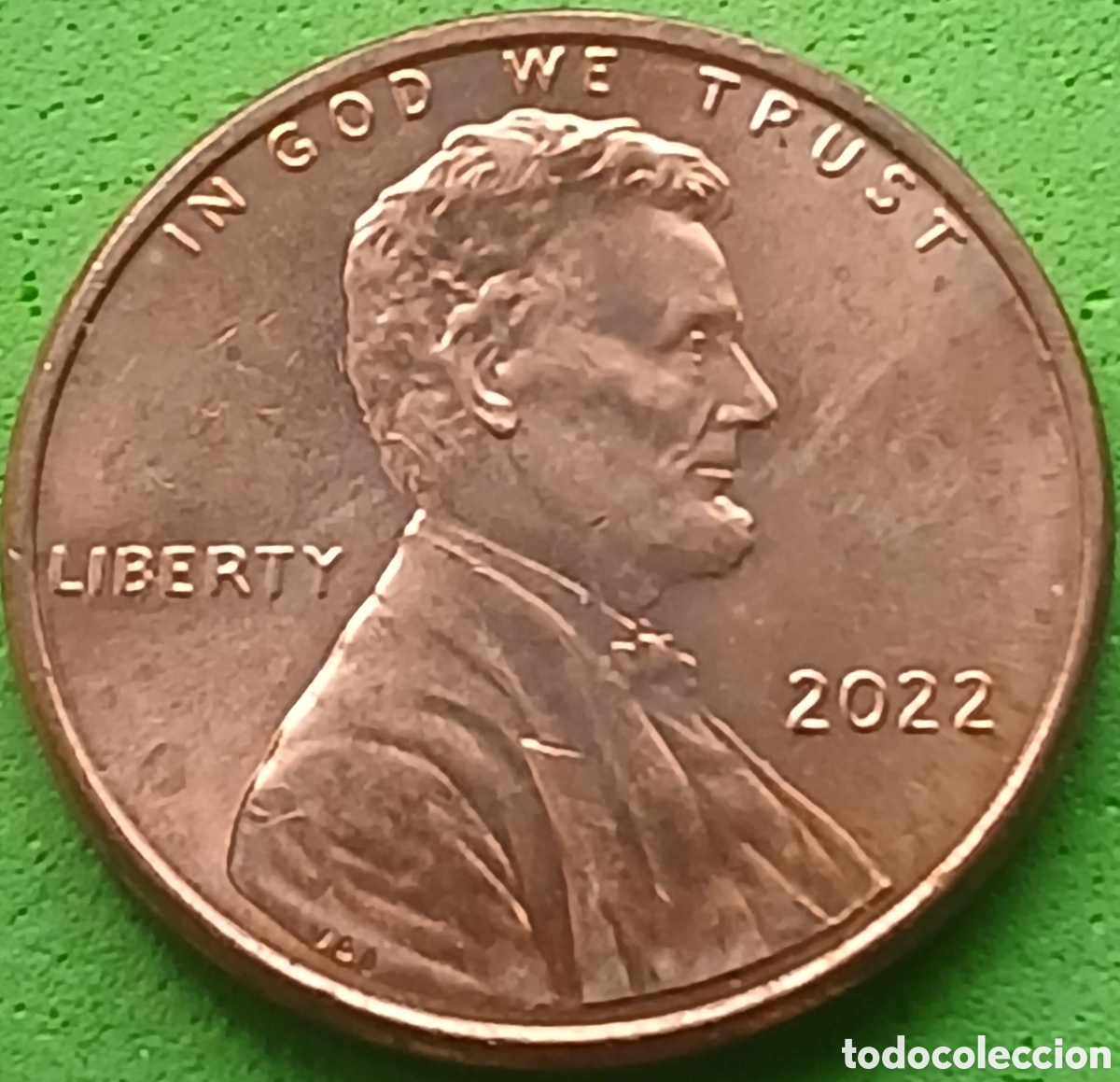 Monedas antiguas de Am&eacute;rica: USA one cent 2022 km#468 sin marca de ceca