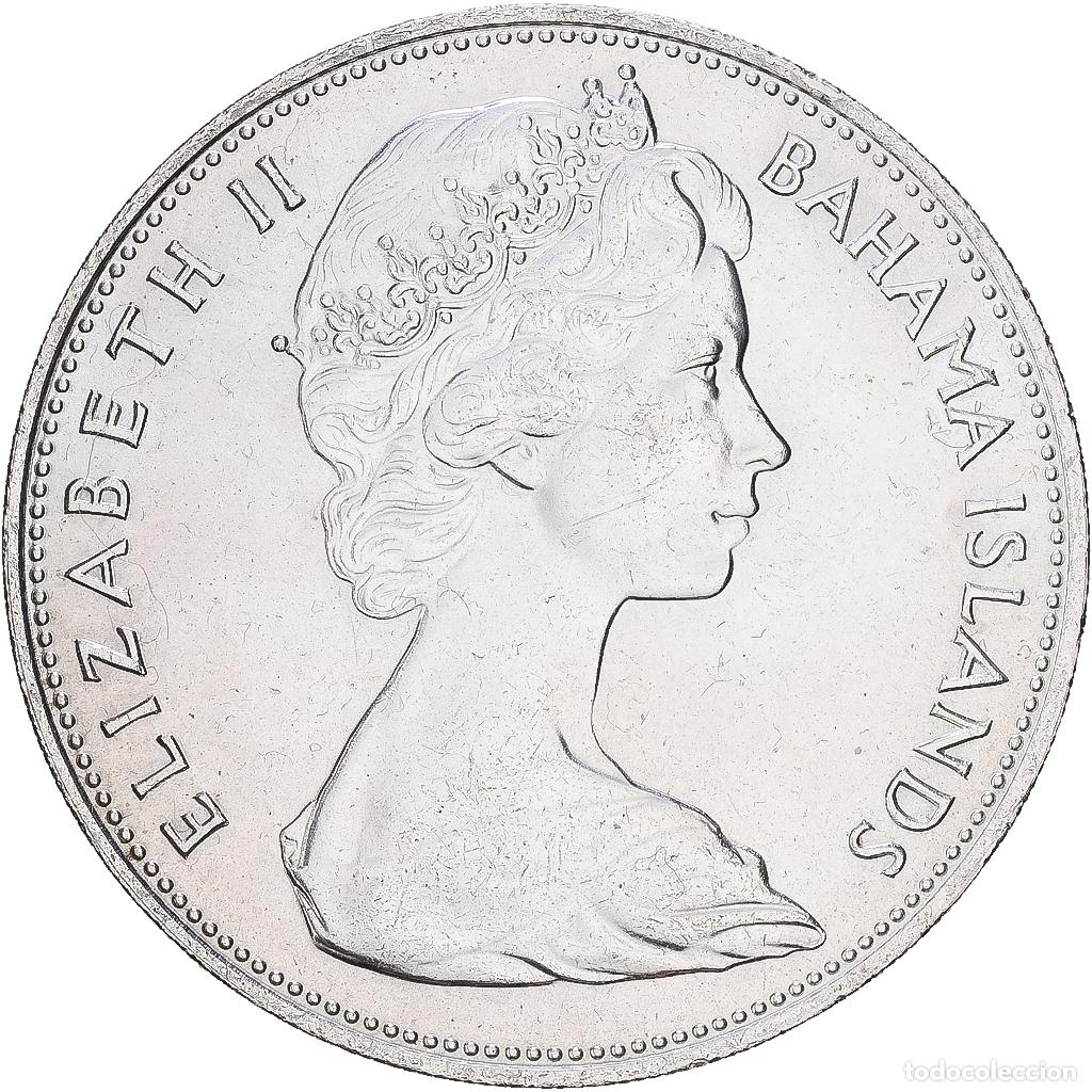 Monedas antiguas de Am&eacute;rica: [#1168154] Bahamas, Elizabeth II, 5 Dollars, 1966, Plata, EBC, KM:10