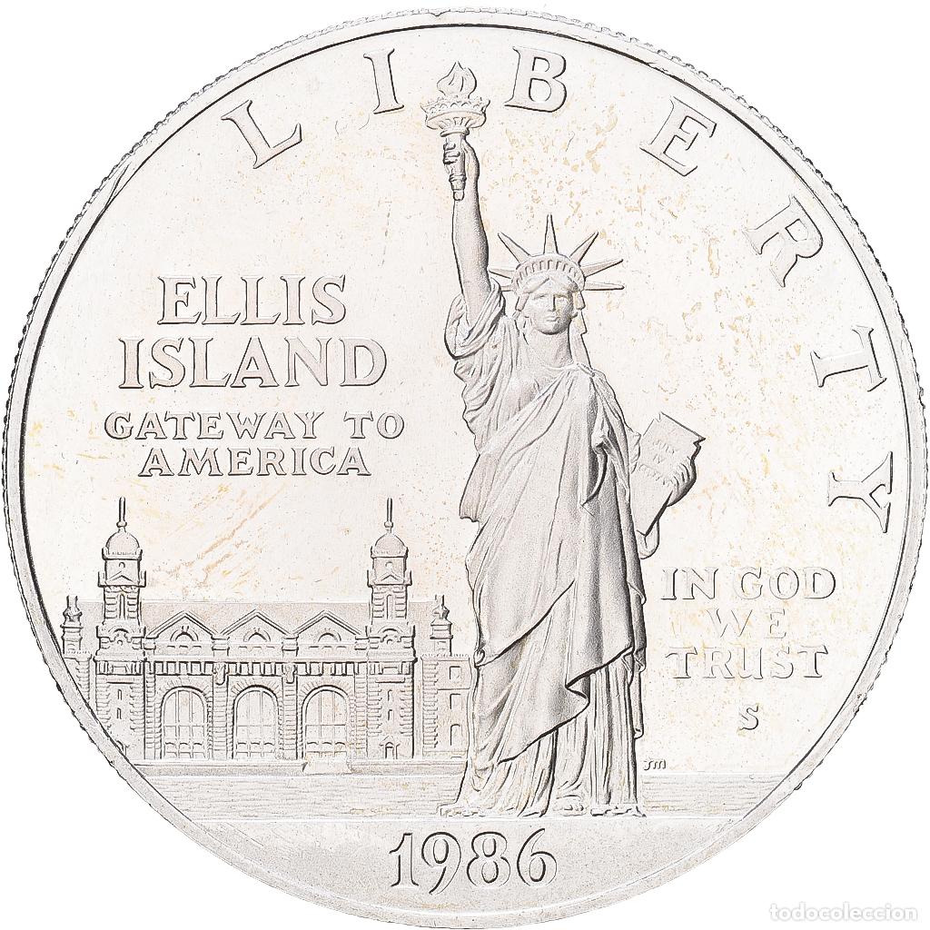Monedas antiguas de Am&eacute;rica: [#1168174] Estados Unidos, Dollar, 1986, San Francisco, Plata, EBC, KM:214